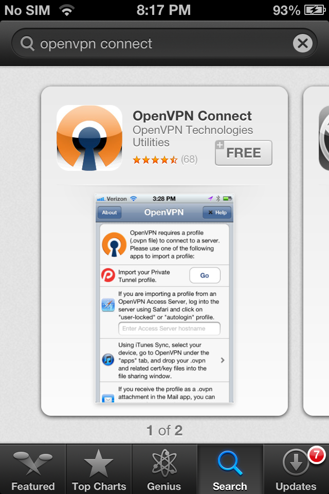 instal the last version for ios OpenVPN Client 2.6.6