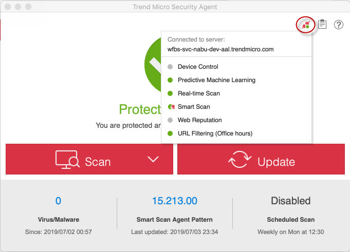 Trend Micro Security (for Mac) Agent 3.5 / Enterprise / Online