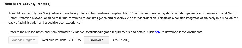 How to download trend micro on mac os