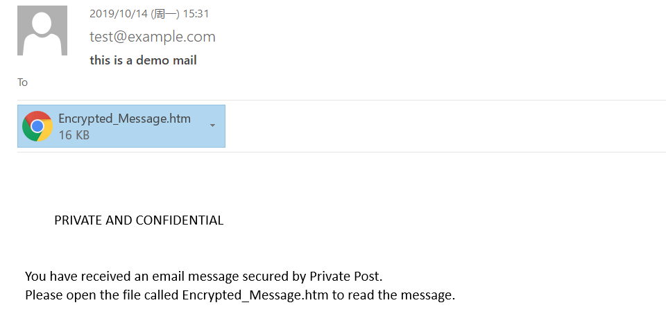 Double Click The Attached Encryptedmessagehtm File Which Opens In 1401